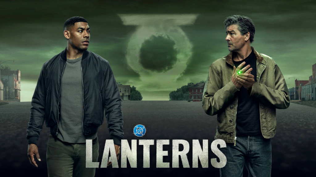 Lanterns HBO DC Series Hal Jordan and John Stewart Official Chromakey Banner